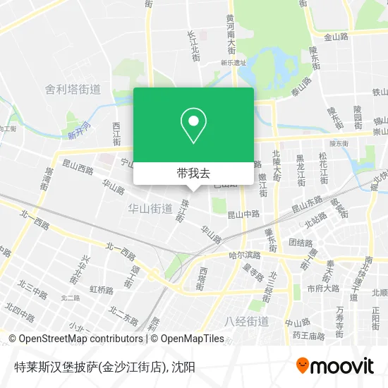 特莱斯汉堡披萨(金沙江街店)地图