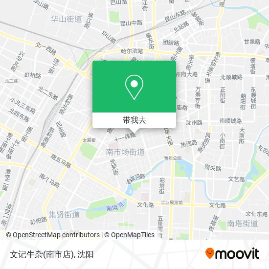 文记牛杂(南市店)地图