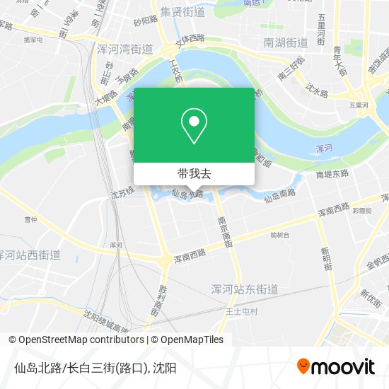 仙岛北路/长白三街(路口)地图