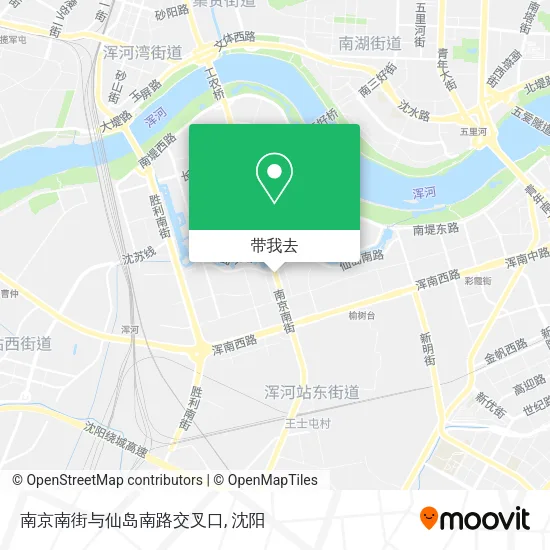 南京南街与仙岛南路交叉口地图