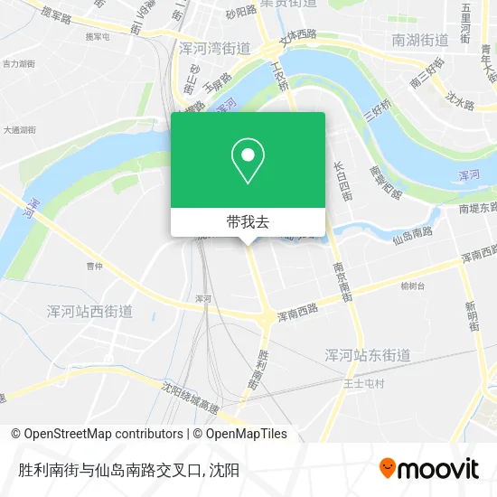 胜利南街与仙岛南路交叉口地图