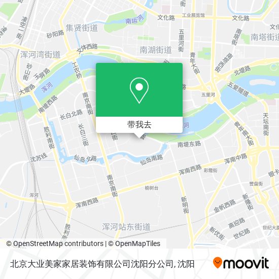 北京大业美家家居装饰有限公司沈阳分公司地图