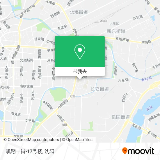 凯翔一街-17号楼地图