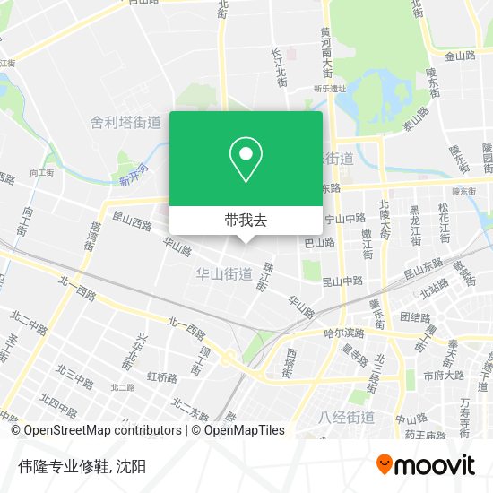 伟隆专业修鞋地图