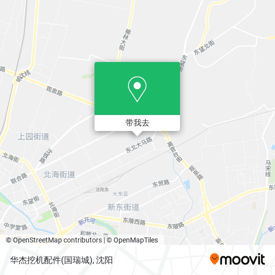 华杰挖机配件(国瑞城)地图