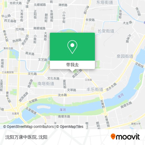 沈阳万康中医院地图