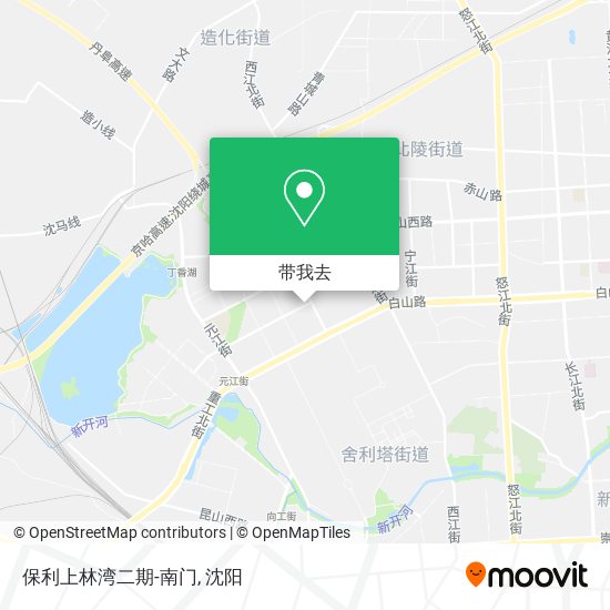 保利上林湾二期-南门地图