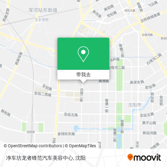 净车坊龙者锋范汽车美容中心地图