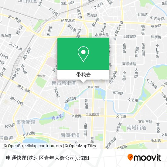 申通快递(沈河区青年大街公司)地图
