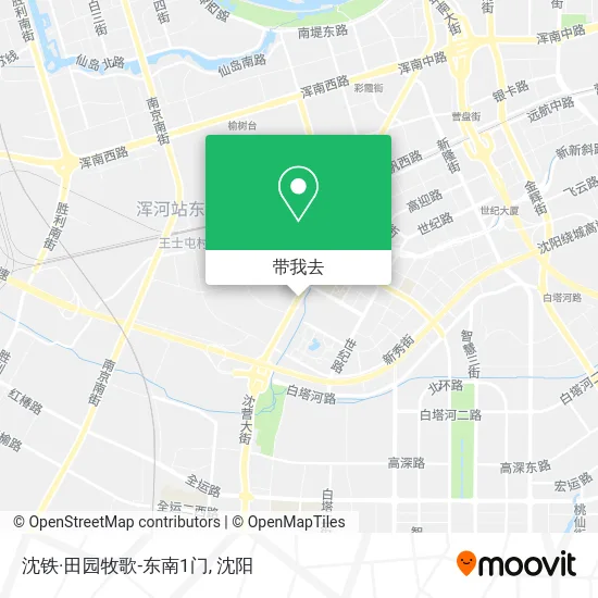 沈铁·田园牧歌-东南1门地图