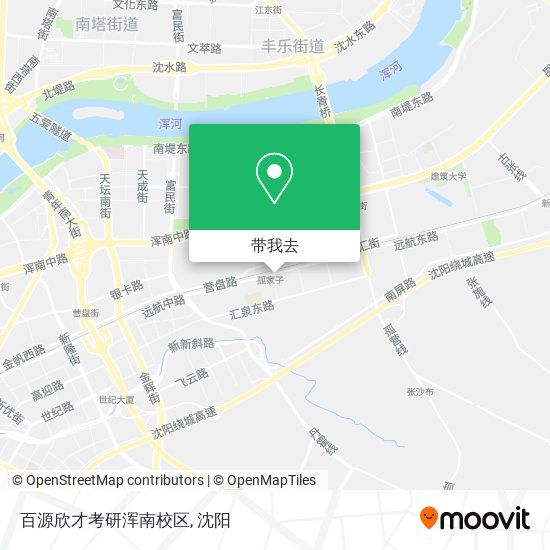 百源欣才考研浑南校区地图