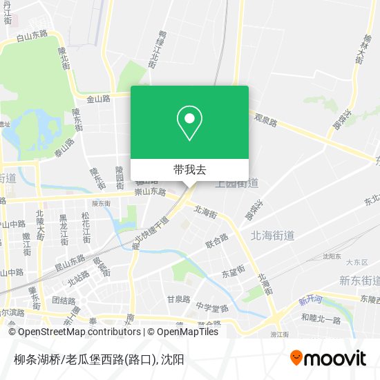 柳条湖桥/老瓜堡西路(路口)地图