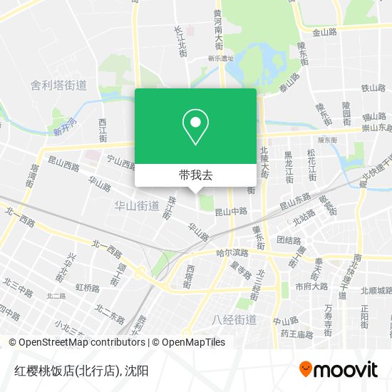 红樱桃饭店(北行店)地图