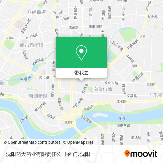 沈阳药大药业有限责任公司-西门地图