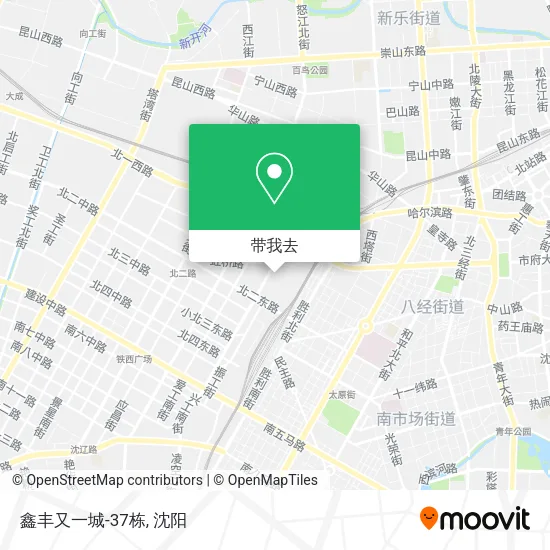 鑫丰又一城-37栋地图