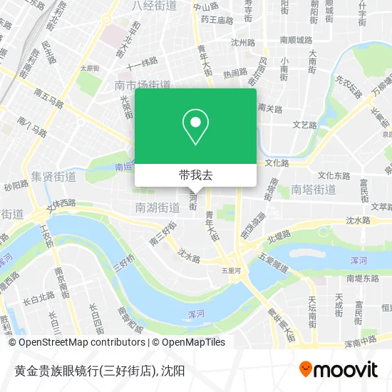 黄金贵族眼镜行(三好街店)地图