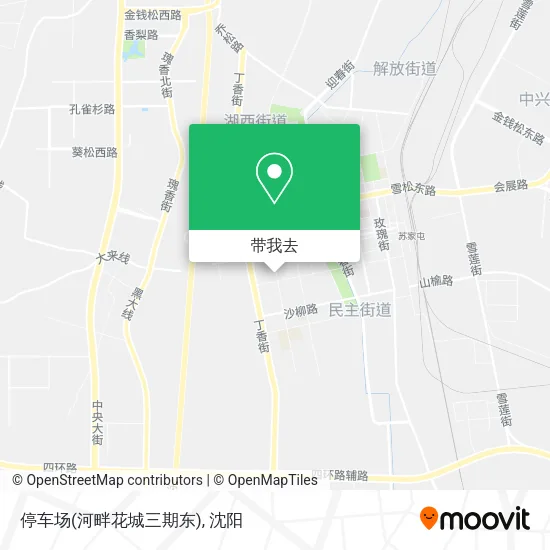 停车场(河畔花城三期东)地图