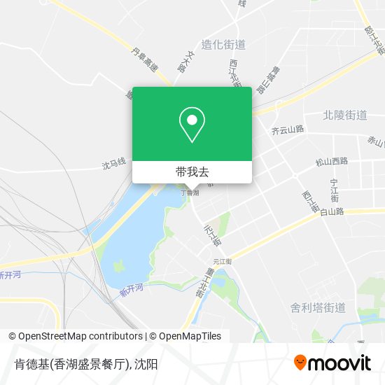 肯德基(香湖盛景餐厅)地图
