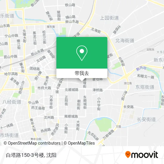 白塔路150-3号楼地图