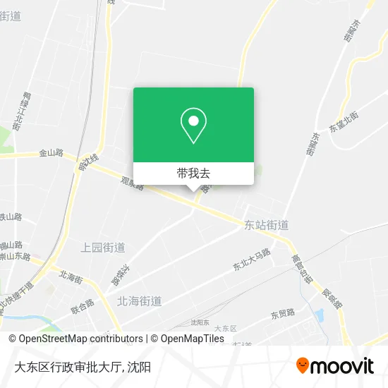 大东区行政审批大厅地图