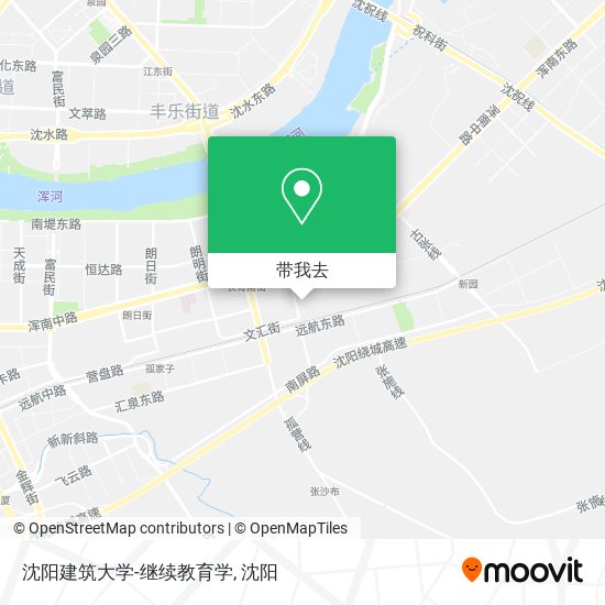 沈阳建筑大学-继续教育学地图