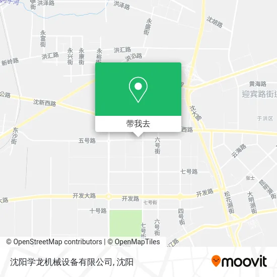 沈阳学龙机械设备有限公司地图