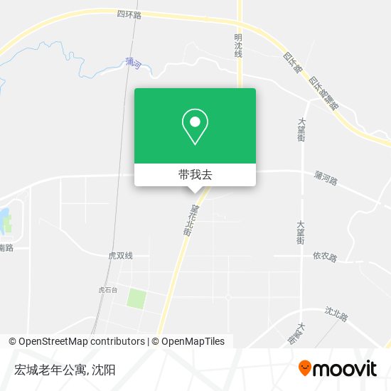 宏城老年公寓地图