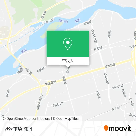 汪家市场地图