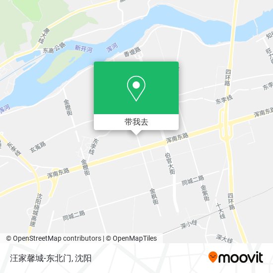 汪家馨城-东北门地图