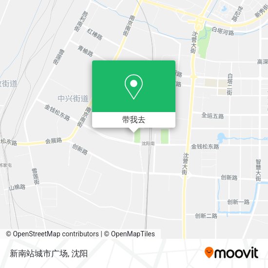 新南站城市广场地图
