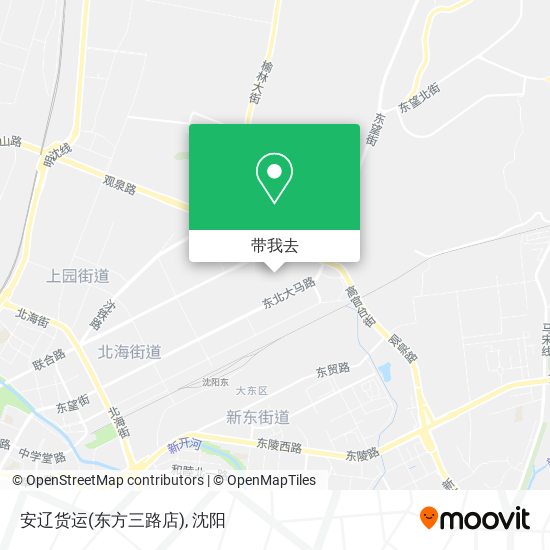 安辽货运(东方三路店)地图