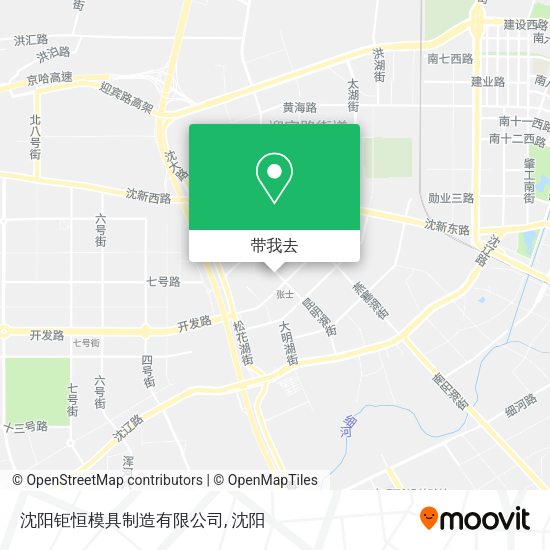 沈阳钜恒模具制造有限公司地图