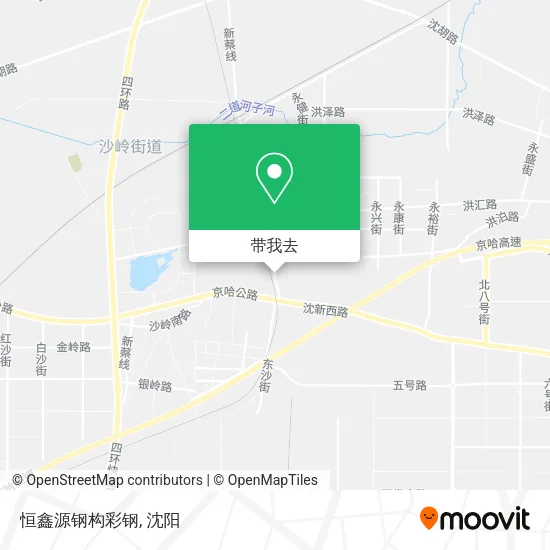 恒鑫源钢构彩钢地图