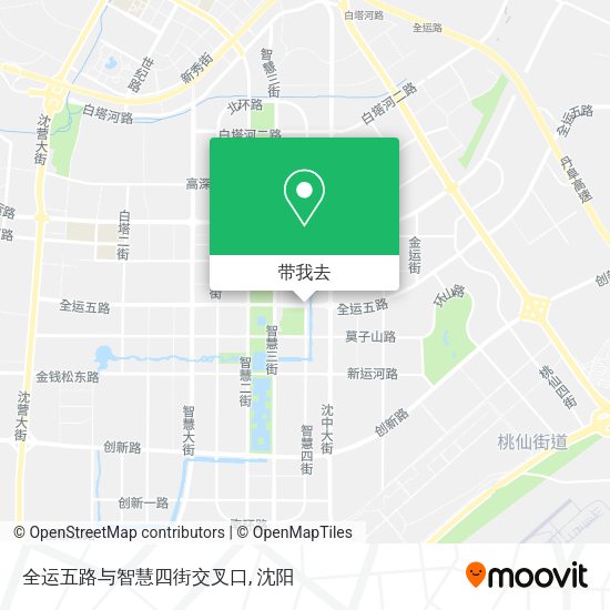 全运五路与智慧四街交叉口地图