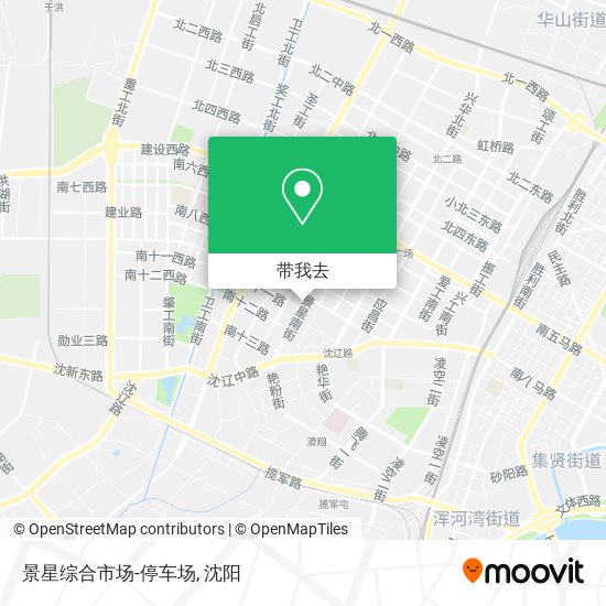 景星综合市场-停车场地图