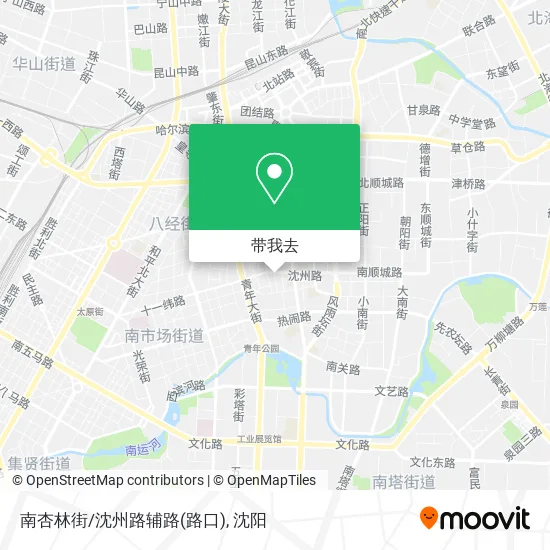 南杏林街/沈州路辅路(路口)地图