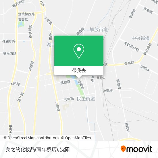 美之约化妆品(青年桥店)地图