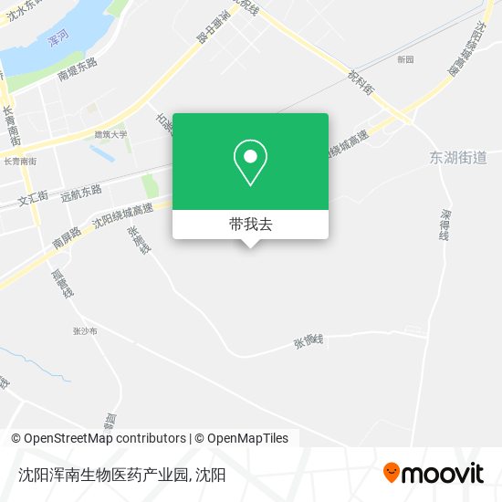 沈阳浑南生物医药产业园地图