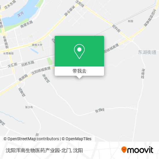沈阳浑南生物医药产业园-北门地图