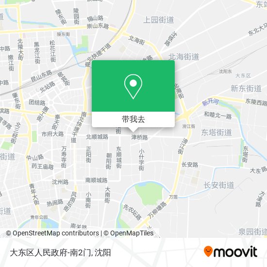 大东区人民政府-南2门地图