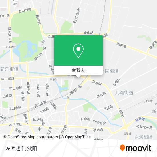 左客超市地图