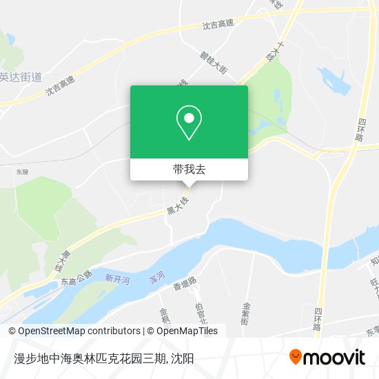 漫步地中海奥林匹克花园三期地图