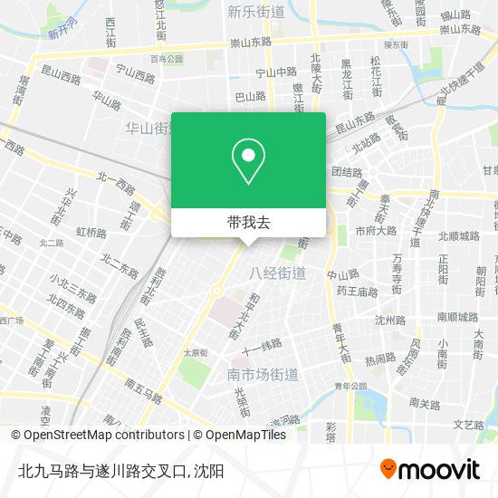 北九马路与遂川路交叉口地图
