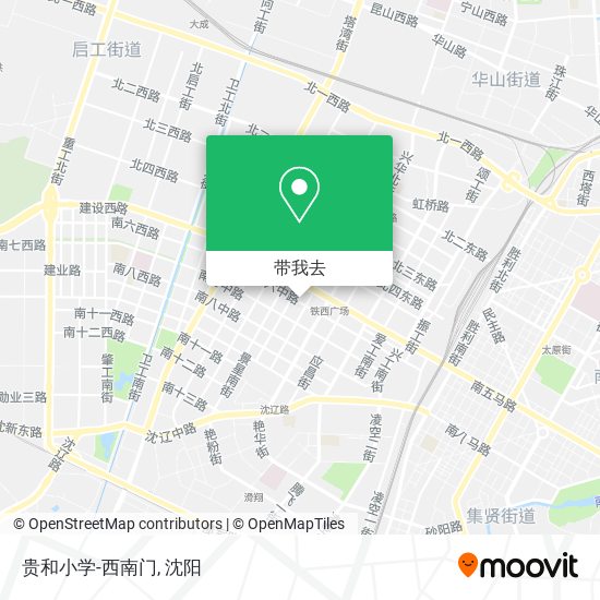 贵和小学-西南门地图
