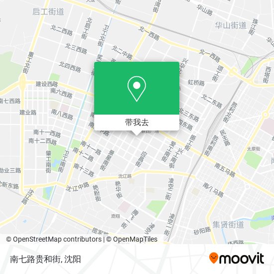 南七路贵和街地图