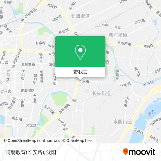 博朗教育(长安路)地图
