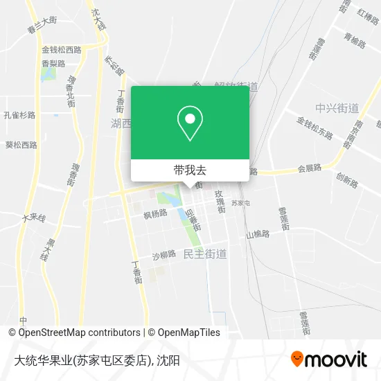 大统华果业(苏家屯区委店)地图
