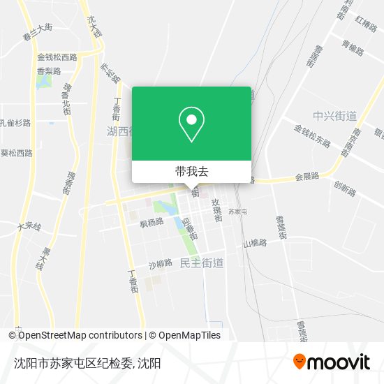 沈阳市苏家屯区纪检委地图