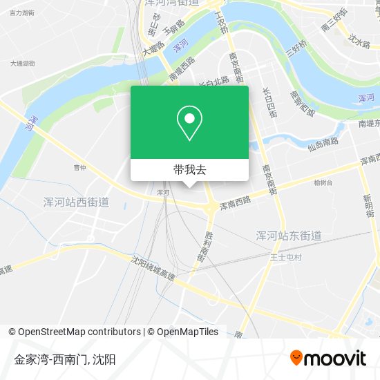 金家湾-西南门地图