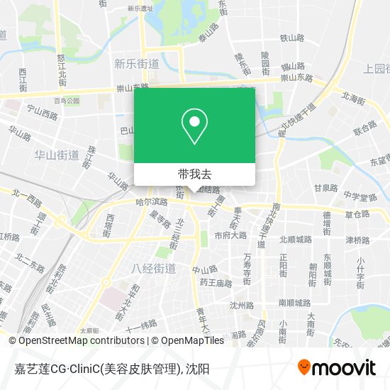 嘉艺莲CG·CliniC(美容皮肤管理)地图